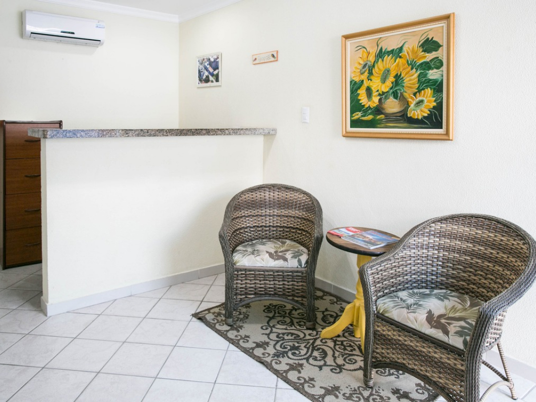 Foto da recepção do Bombinhas Praia Apart Hotel II